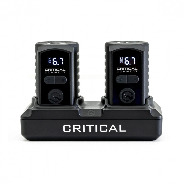 Critical Connect Universal Batterie Bundle (zwei Batterien + Dock + Fußschalter)