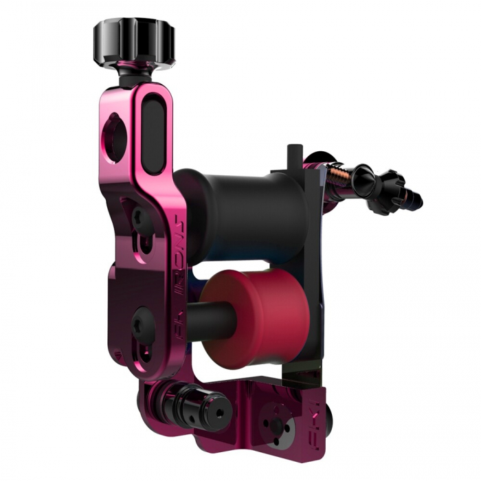 FK Irons AL13 Roswell Aluminium Tattoo Machine - Bubblegum - Soft Shader