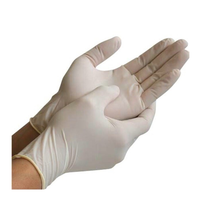 Unicare PF Latexhandschuhe - Creme, 100 St. 